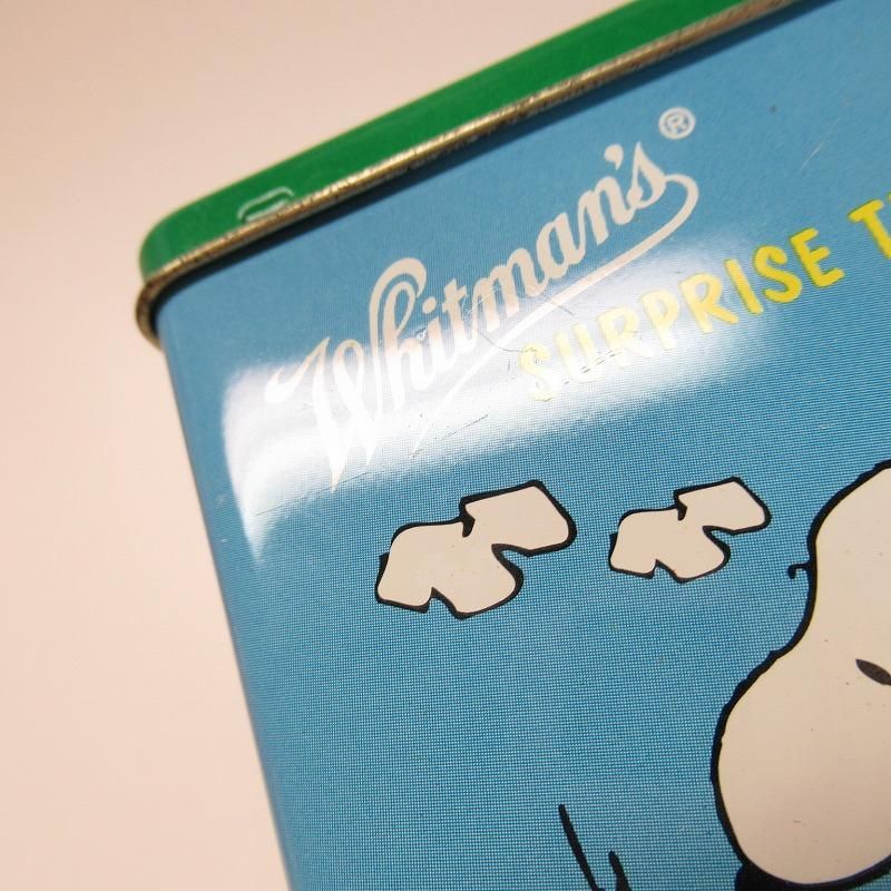 スヌーピー ホィットマン サプライズ ティン缶 バンザイ！ A PVC