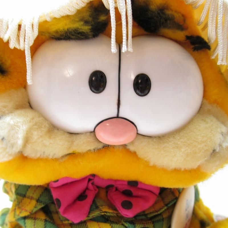 Garfield/ガーフィールド・DAKIN/デーキン・Plush/プラッシュ/ぬいぐるみ 「ガーフィールド・I DON'T NEED  THIS/アイドントニードディス・怪我人/松葉杖」 23cm - KNot a TOY/ノットアトイ
