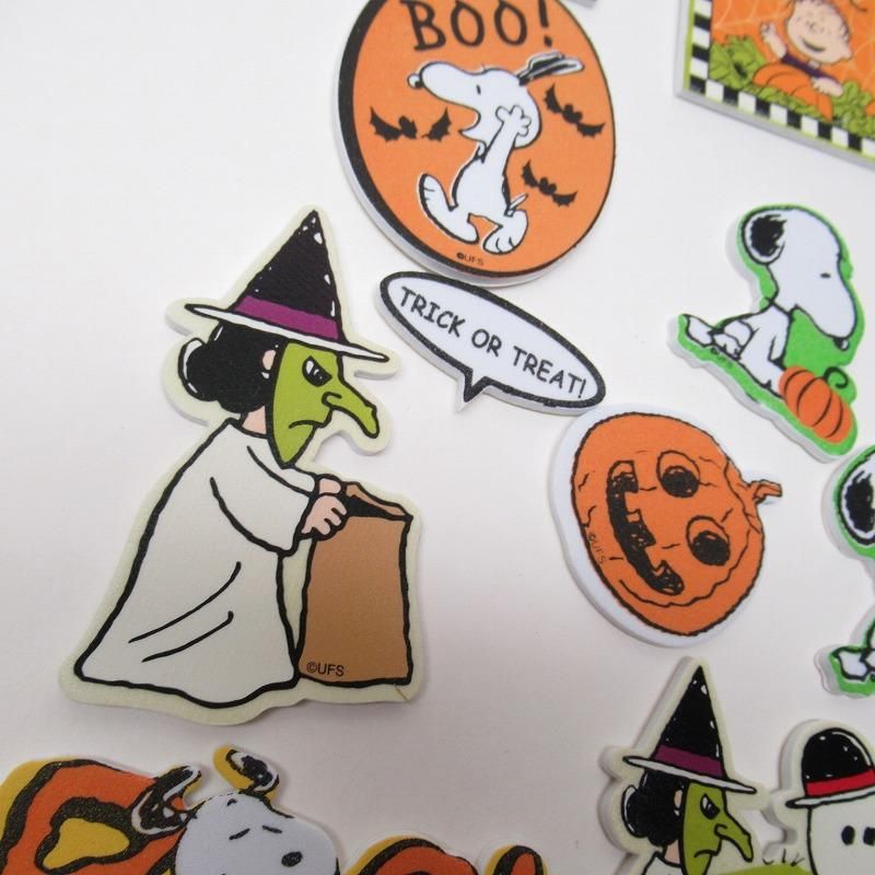 スヌーピー ハロウィン プラスチック バケツシール付き