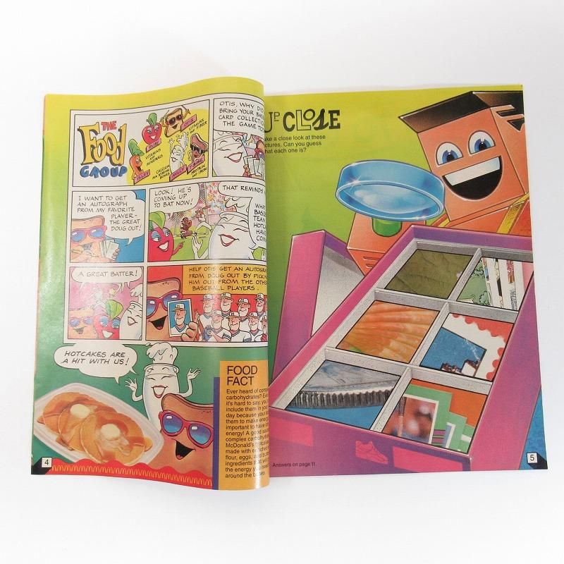 マクドナルド 1991年ファンタイム マガジン ハロウィン裏表紙