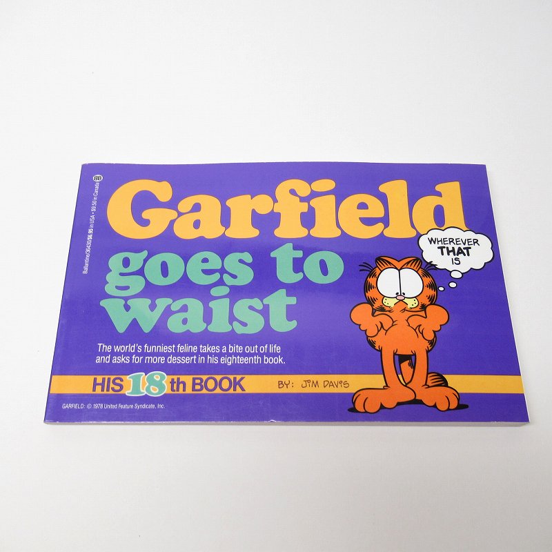 ガーフィールド 1980年代 90年前半 コミックブック Garfield Goes To Waist