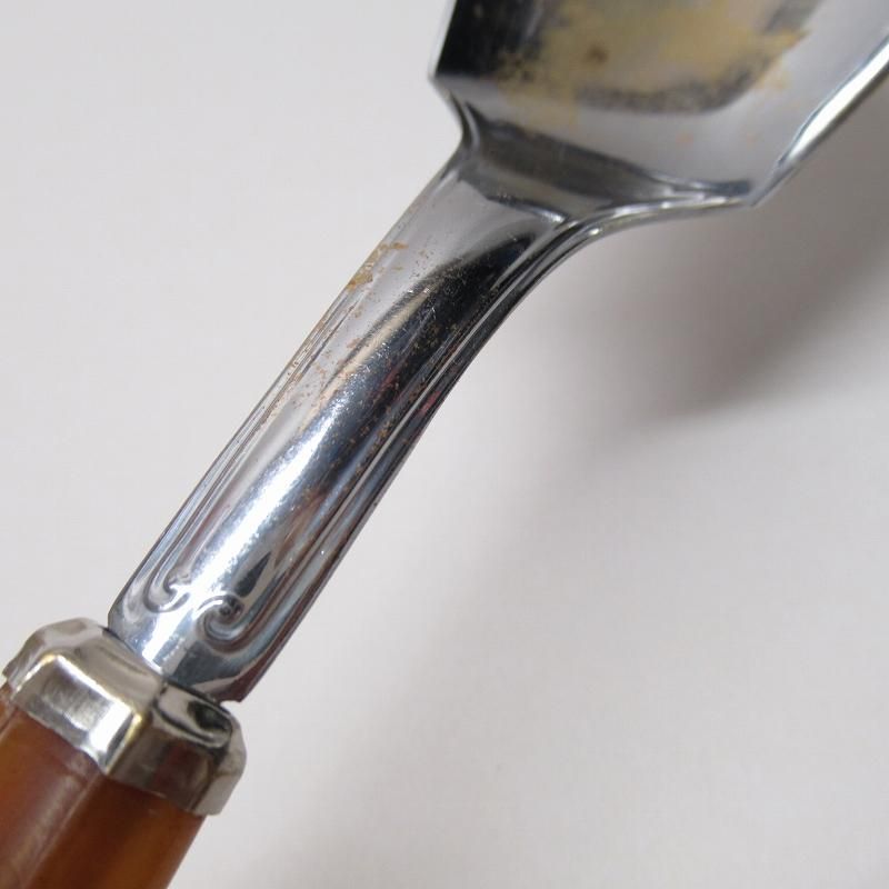 ベークライト 取り分け用スプーン&フォークセット ベークライト 取り分け用スプーン&フォークセット