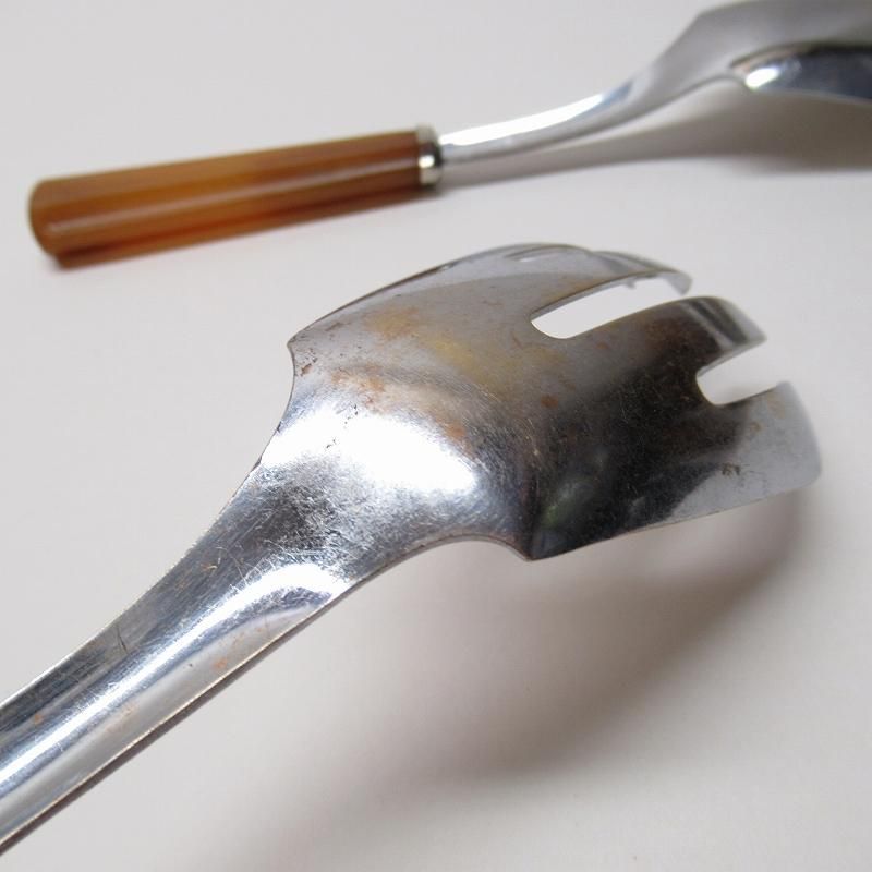 ベークライト 取り分け用スプーン＆フォークセット