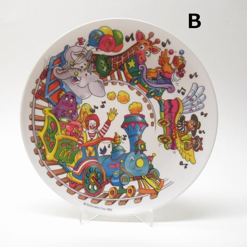80' McDonald's Plastic Plate×4 マクドナルド絵皿 80' McDonald's Plastic Plate×4 マクドナルド絵皿 80´ McDonald