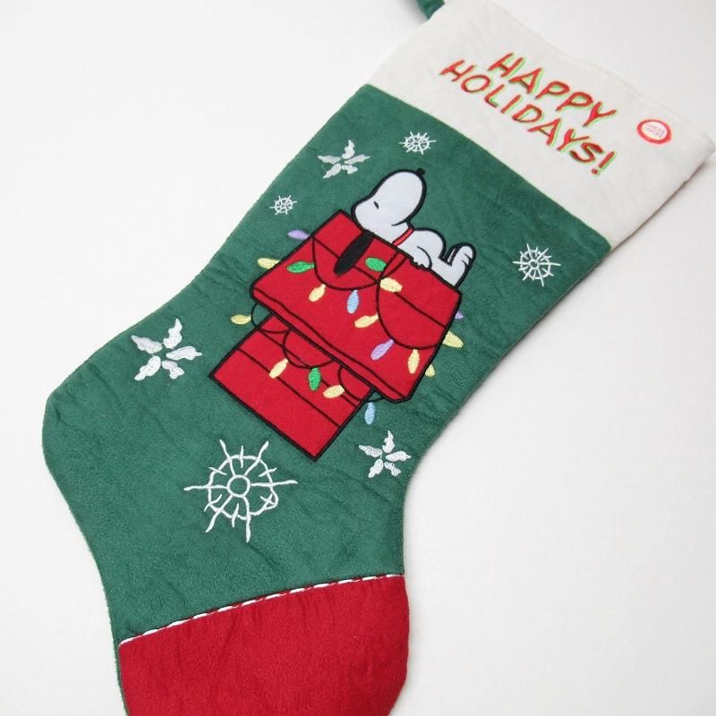 スヌーピー クリスマス靴下 Happy Holidays スヌーピー クリスマス靴下 Happy Holidays