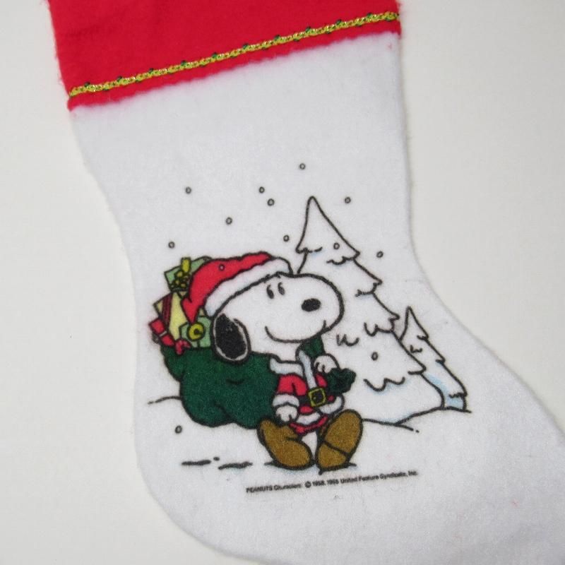 スヌーピー クリスマス靴下 サンタクロース スヌーピー クリスマス靴下 サンタクロース