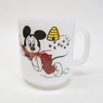 他ブランドミルクグラス  ミッキーマウス リビー社 ミッキーマウスクラブ Mickey & Bee マグ