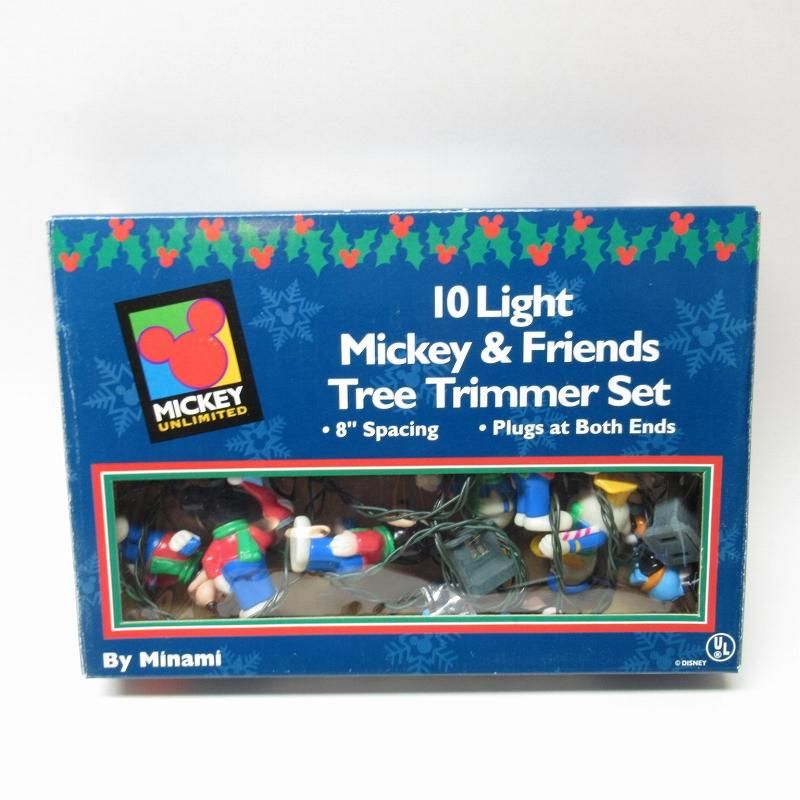 ミッキーマウスと仲間たち クリスマスオーナメントライト 箱付き