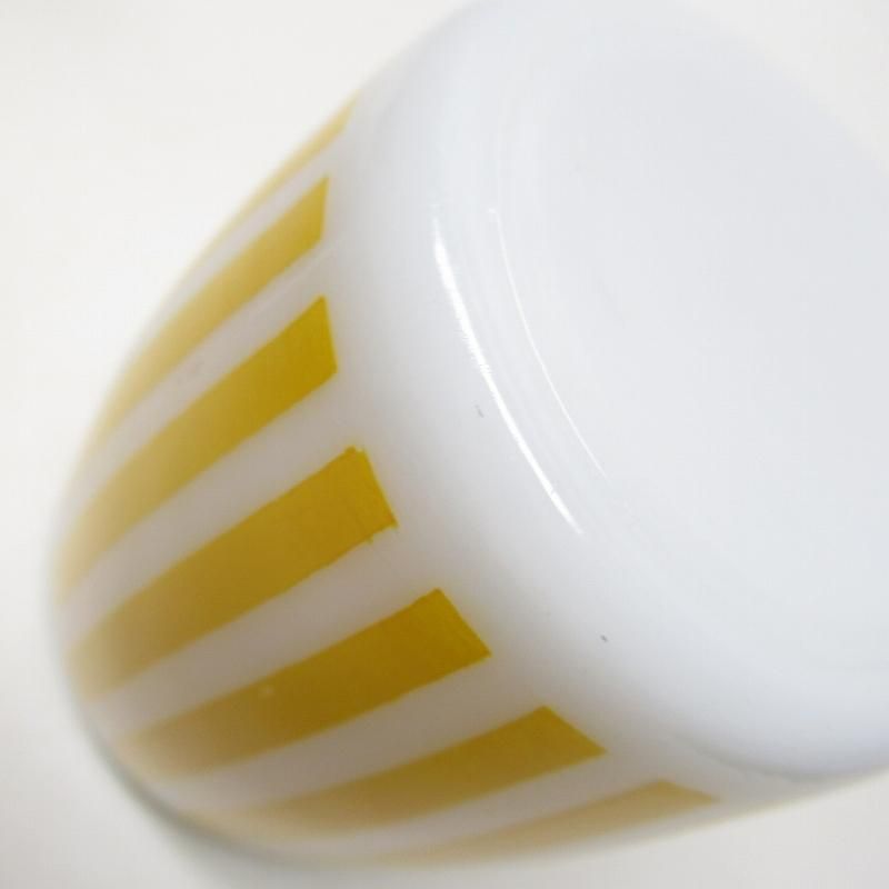 最終価格！ヘーゼルアトラス キャンディストライプ ボウルセット 黄色 ✕ 橙色 ヘーゼルアトラス キャンディストライプ ボウルセット 黄色 ✕ 橙色