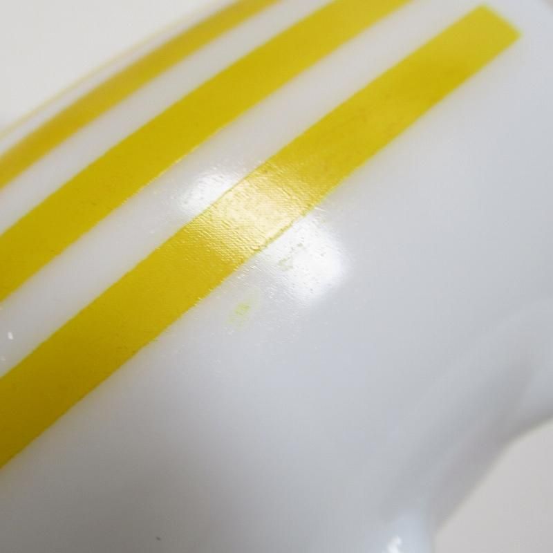 ヘーゼルアトラス キャンディストライプマグ 黄色