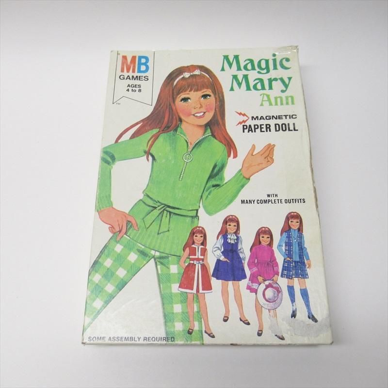 ヴィンテージトイ Magic Mary Ann 紙製マグネット付き着せ替え