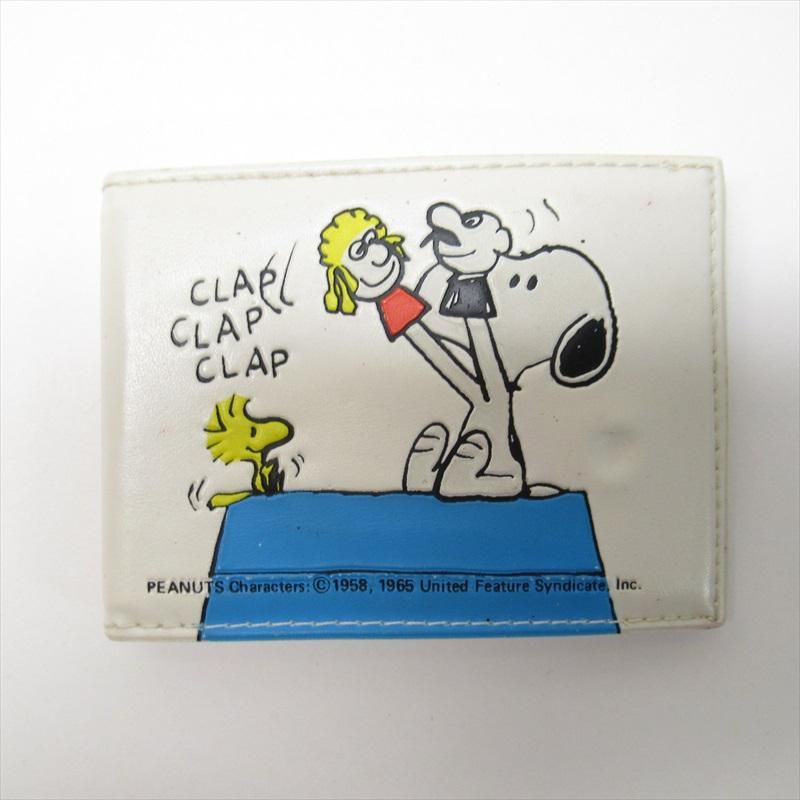 スヌーピー ヴィンテージ ビニール製お財布 Clap Clap Clap スヌーピー ヴィンテージ ビニール製お財布 Clap Clap Clap