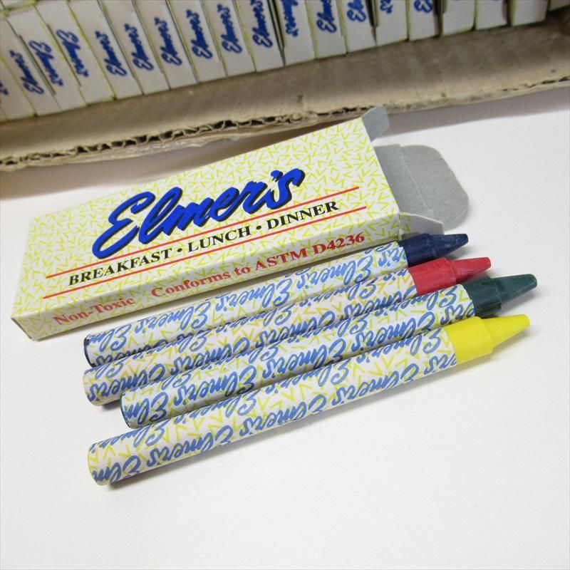 アメリカンダイナー Elmer's 非売品クレヨン4本セット デッド