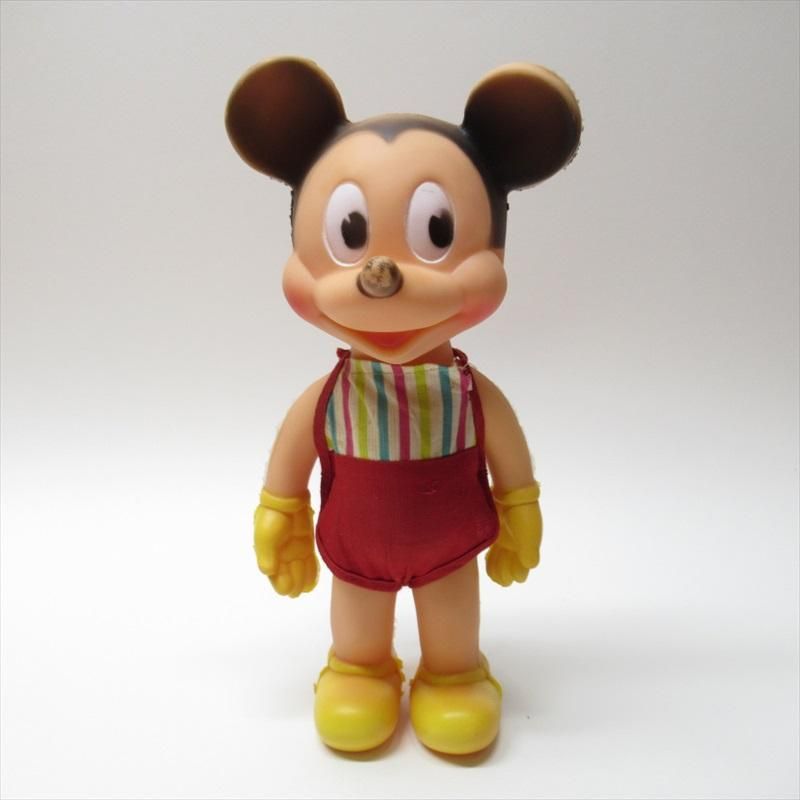 ミッキーマウス サンラバー社 ミッキー フィギュア ソフビトイ オリジナル洋服 ミッキーマウス サンラバー社 ミッキー フィギュア ソフビトイ オリジナル洋服