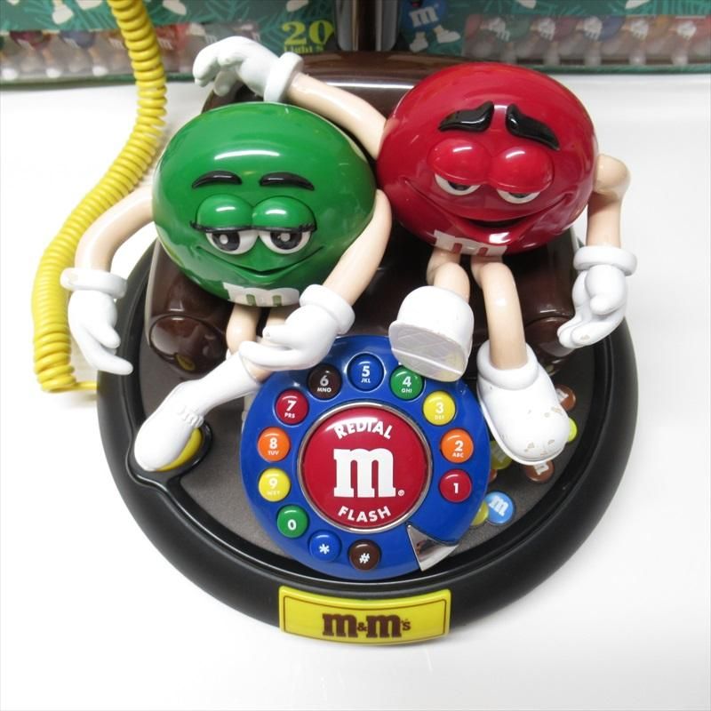 m&m's エムアンドエムズ キャラクターのおしゃべりする電話機 実際に使用可能 m&m's エムアンドエムズ キャラクターのおしゃべりする電話機