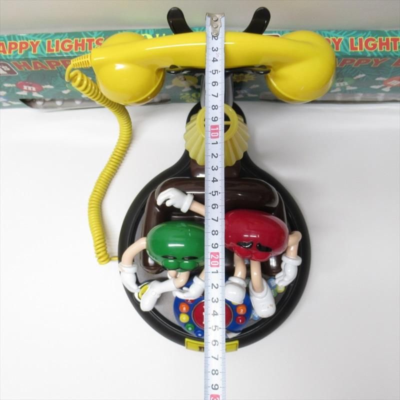 M&M's 電話型キャラクターおもちゃ m&m's (エムアンドエムズ) レトロキャラクター置電話 未動作