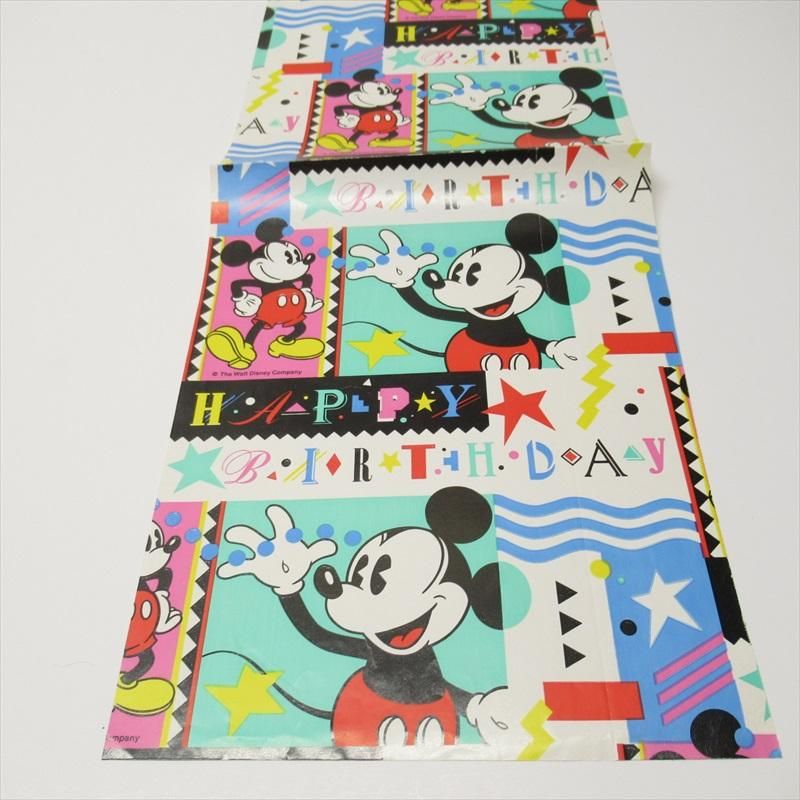 ヴィンテージラッピングペーパー ディズニーオールドスクールミッキー2枚セット ヴィンテージラッピングペーパー ディズニーオールドスクールミッキー2枚セット