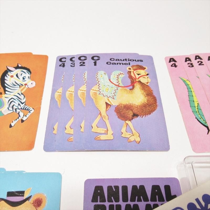 ヴィンテージカードゲーム WHITMAN Animal Rummy