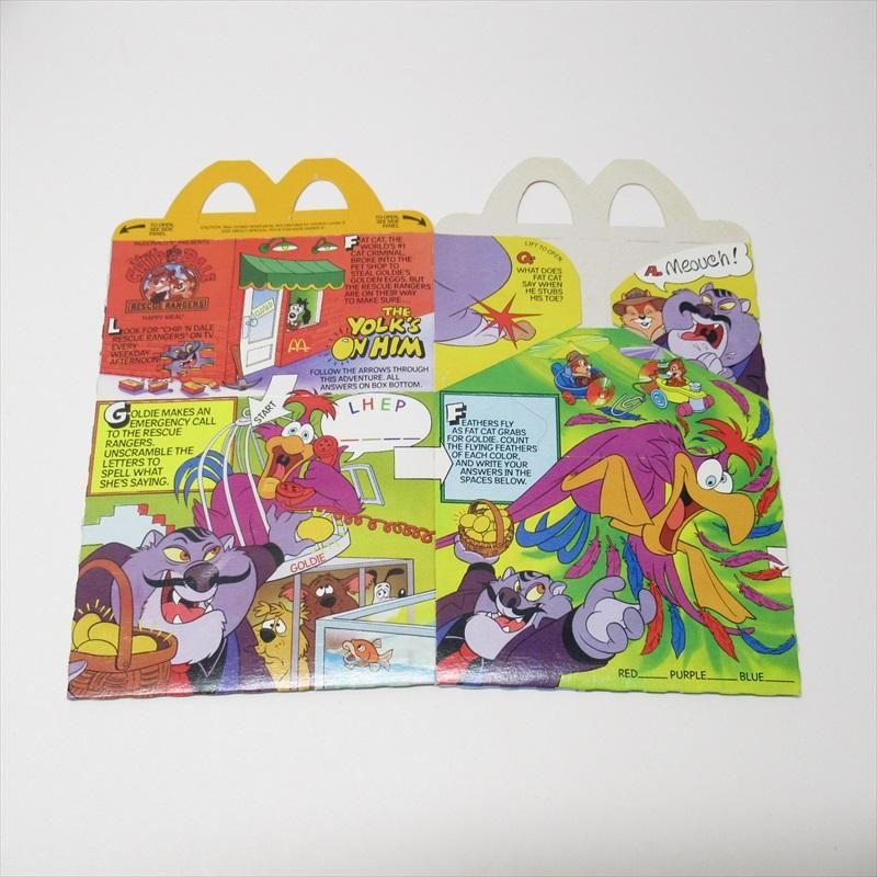 マクドナルド ハッピーミールボックス チップ デール The Yolk S On Him 大量入荷特別価格ご マクドナルド ハッピーミールボックス チップ デール The Yolk S On Him 大量入荷特別価格ご