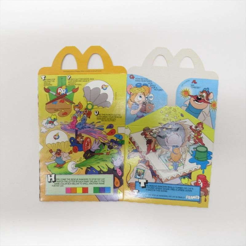 マクドナルド ハッピーミールボックス チップ＆デール Framed