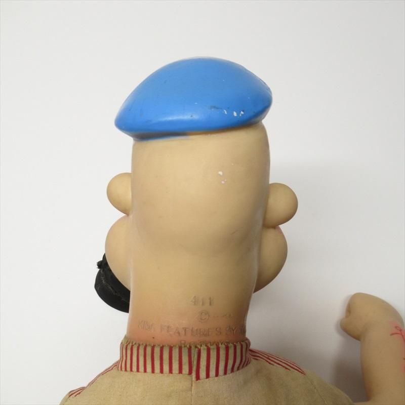 ポパイ ソフビ ポパイ 1958年 ソフビ フェイスドール