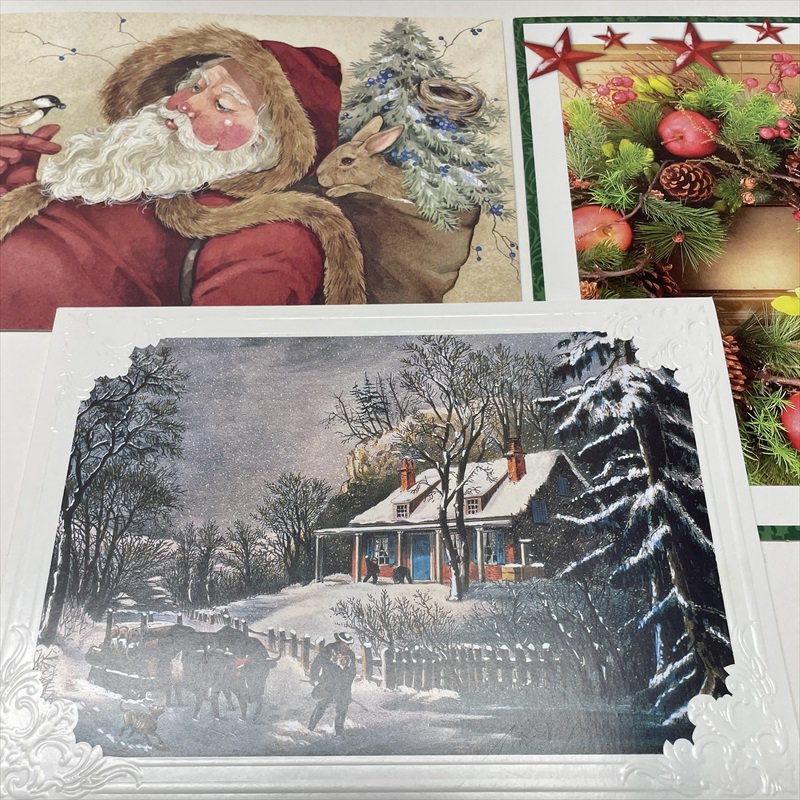 クリスマスカード 3枚セット - 年中行事