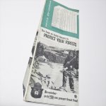 チケット、スコアパッドなどの紙物・紙モノ雑貨  Chugach国立公園スモーキーベアマップ