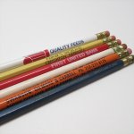 鉛筆・ペン  ヴィンテージ文房具雑貨 アドバタイジング 未使用鉛筆6本セット B