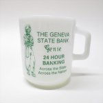 他ブランドミルクグラス  ギャラクシー アドバタイジングマグ The Geneva State Bank