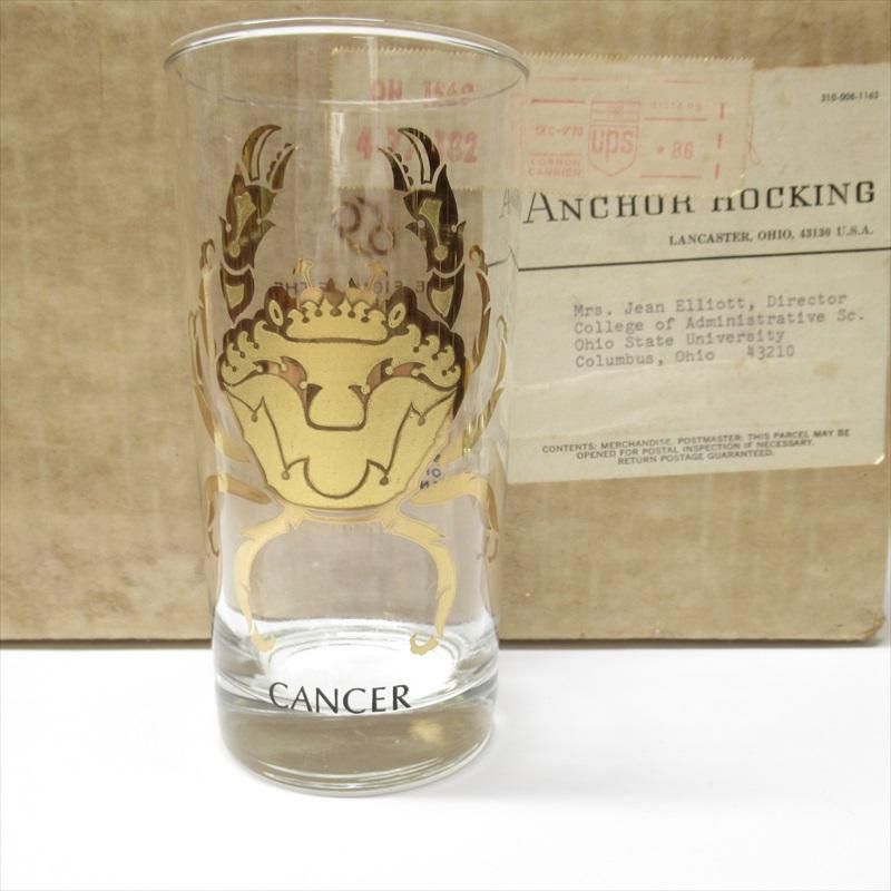 #916【1960年-70年代】ビンテージ Anchor Hocking アンカーホッキング グラスセット | VINTAGE RUSH  powered by BASE