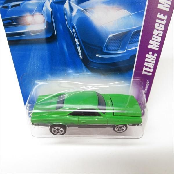 ホットウィール Hot Wheels ダイキャストミニカー Team Muscle Mania 1969 Dodge Charger 未開封