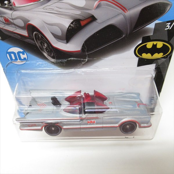 ホットウィール Hot Wheels ダイキャストミニカー DCコミック バットマン TVシリーズ Batmobile 銀x赤 未開封