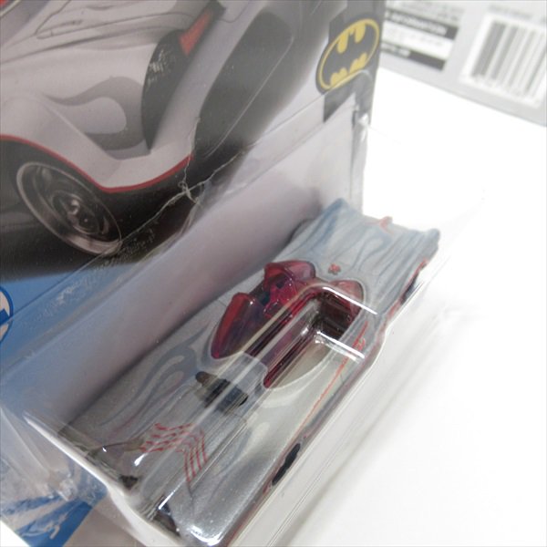 ホットウィール Hot Wheels ダイキャストミニカー DCコミック バットマン TVシリーズ Batmobile 銀x赤 未開封