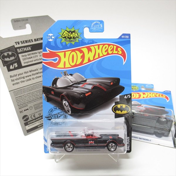 ホットウィール Hot Wheels ダイキャストミニカー DCコミック バットマン TVシリーズ Batmobile 黒x赤 未開封