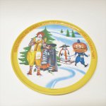 プラスチック＆メラミン食器  マクドナルド 1977年 ロナルドと仲間たち 冬プレート
