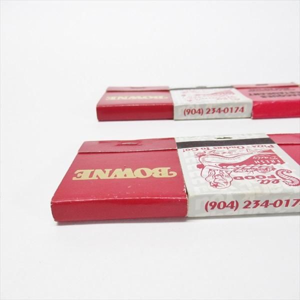 ビンテージのマッチUSA ヴィンテージマッチブック 5個セット 赤 A