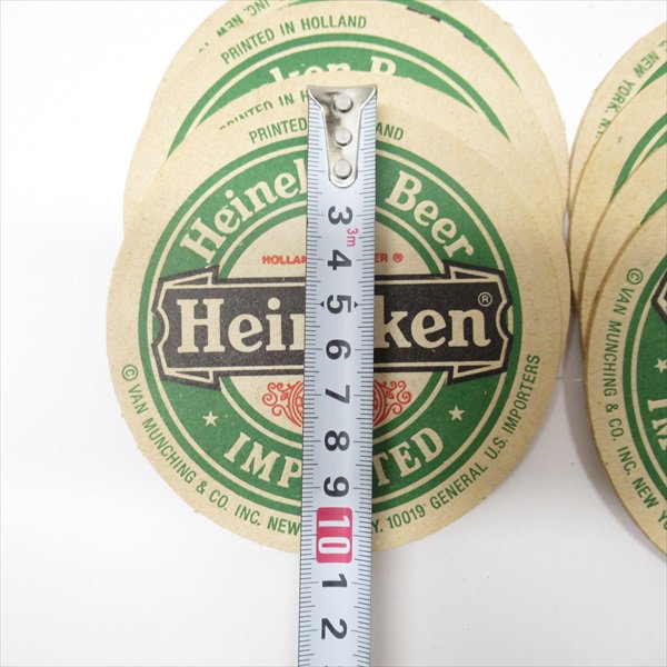 紙製ヴィンテージコースター ハイネケンビール ハンド 4枚セット