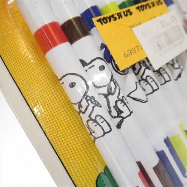 スヌーピーと仲間たち ジャンボ色鉛筆セット 赤鉛筆削り付き 未開封