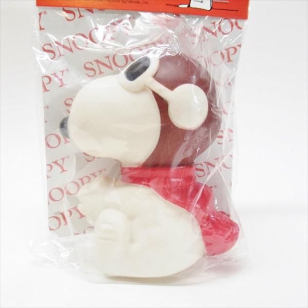 スヌーピー ソフビ フライングエース 未開封デッドストック