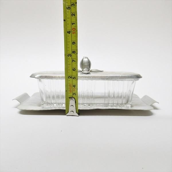 Fire King バターケース　シール付き　未使用 Fire King バターケース シール付き 未使用 Fire King バターケース