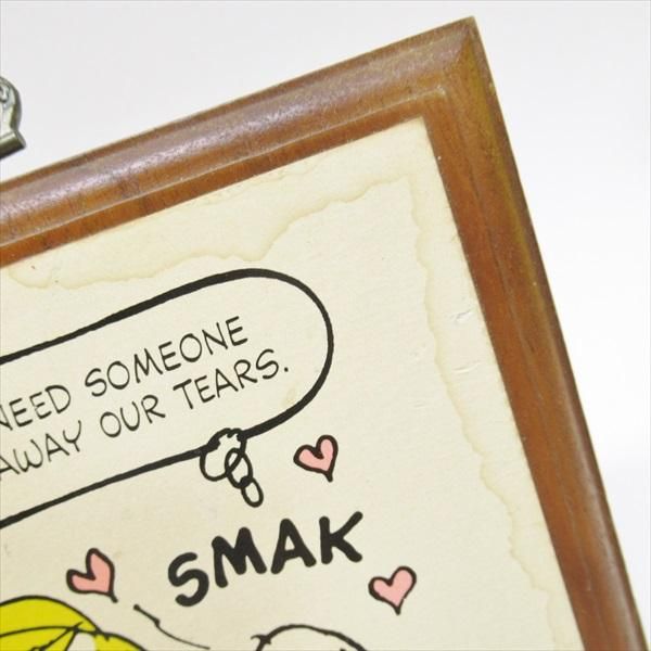 【新品】Open Road スヌーピー ペパーミントパティ 木製フレーム 壁掛け 新品】Open Road スヌーピー ペパーミントパティ 木製フレーム