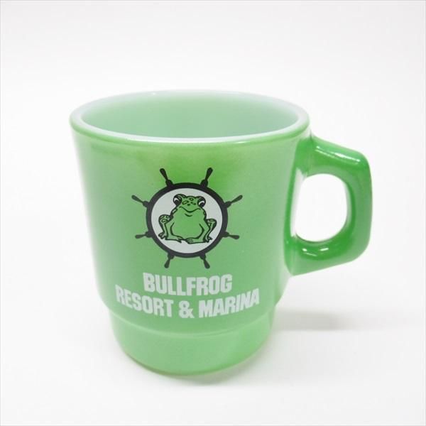 ヴィンテージ FireKing ファイヤーキング BULLFROG ブルフロッグ ファイヤーキング ブルフロッグ マグカップ