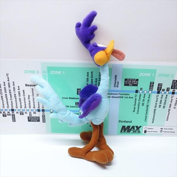 新品　廃盤　ロードランナー　ブリキプレート　円形　ルーニーテューンズ LOONEY TUNES ロードランナー アメリカン サインボード A4