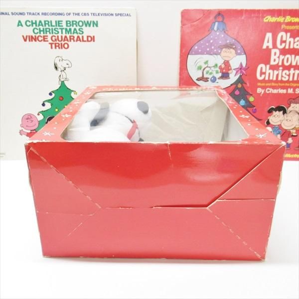 スヌーピー クリスマス ぬいぐるみと絵本のギフトセット 箱付き