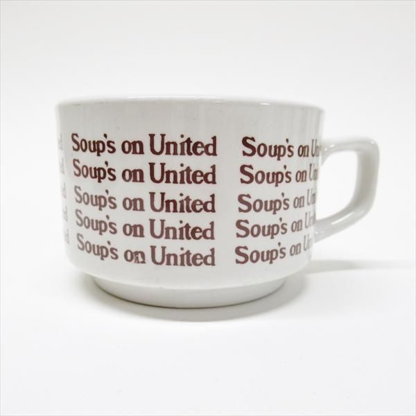 ユナイテッド航空 1970年代 耐熱ガラス製マグカップ／機内食 昭和