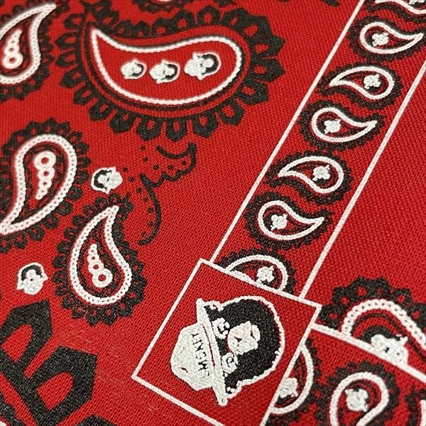 スモーキーベア オフィシャルグッズ 並行輸入品 バンダナ 赤ペイズリー
