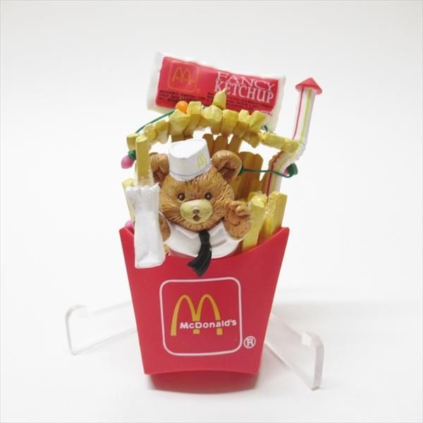 McDonald's オーナメントセット 6個　マクドナルド マクドナルド クリスマスオーナメント くま店長とフレンチフライ