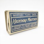 パッケージ＆パッケージに味のある雑貨＆チーズボックスなど  ヴィンテージパッケージ Highway Matches