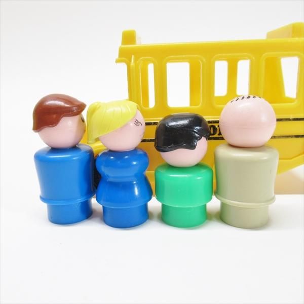 リトルピープル フィッシャープライス 4人とスクールバス