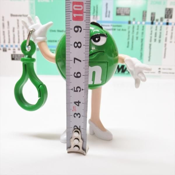 エムアンドエムズ M&M's グリーンディスペンサー＆キーホルダー